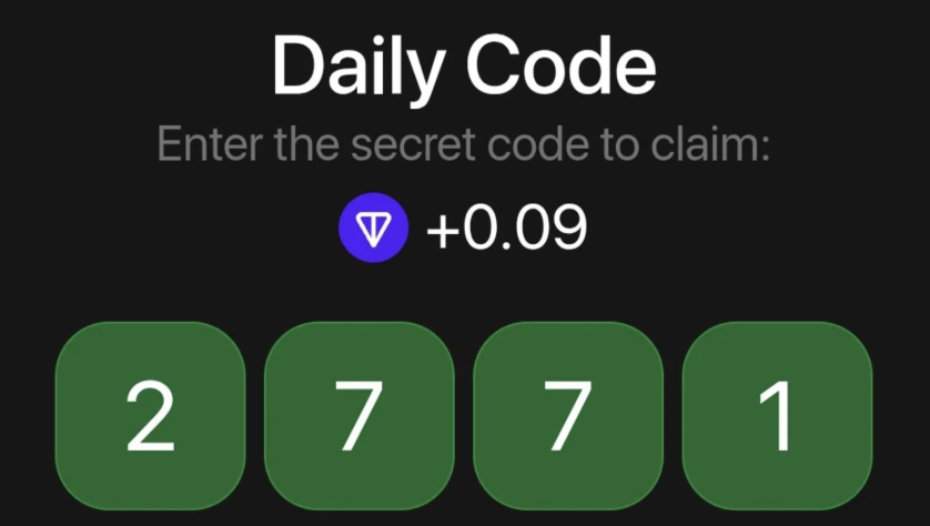 TonHash Daily Secret Code 20 June 2025
